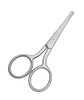 Motanar Safety Hair Scissors Stainless Steel Blunt Tip Scissor for Hair Cutting Professional Grooming for Eyebrows Nose