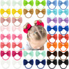 CLLOT Toddler Hair Accessories 40pcs 275 Elastics Rubber Ribbon Bands Bows for Baby Girls Kids Children