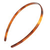 France Luxe Brown Headband for Women 14 Ultracomfort Thin Headband Tortoise Shell Flexible Fit with No Slip Gentle Teeth