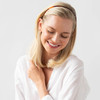 France Luxe Brown Headband for Women 14 Ultracomfort Thin Headband Tortoise Shell Flexible Fit with No Slip Gentle Teeth