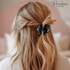 Parcelona French Classic Large Pony 175 Celluloid Non Slip Jaw Hair Claw Clips Fashion Durable Styling Women Hair Access