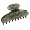 French Amie Thin Oval Large 4 14 Opera Handmade Celluloid Interlocking Strong Hold Claw Clips No Slip Grip Jaw Hair Clip