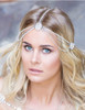 Missgrace Women Dainty Bohemian Rhinestones Head Chain Hair Accessories for Bridal