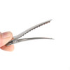 Bekith 200 Pack 236 inches Hair Clips Metal Alligator Teeth Prongs Clips Holders Hairdressing Salon Hair Grip