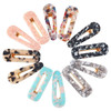 12 Pieces Acrylic Resin Hair Clips Geometric Alligator Hair Clips Colorful Acrylic Barrettes For Women Teen Girls Hair A