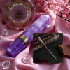 Purple Chinese Japanese Hairpin Chopsticks Jade Metal Retro Vintage Hair Stick Styling Pins for Women Girl
