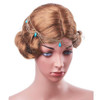 PH PandaHall Turquoise Head Chain Unique Jewelry Headband Boho Tassel Chain Hair Band Party Headpiece Festival Prom Wedd