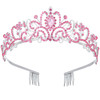 Sparkling Crystal Princess Tiaras for Women Crown Queen Fashion Headband for Wedding Birthday Bride Bridal Prom Party Va