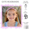 FROG SAC Headbands for Girls 6 Adjustable No Slip Head Bands for Kids Athletic Sport Hair Bands for Women Stretch Elasti