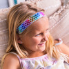 FROG SAC Headbands for Girls 6 Adjustable No Slip Head Bands for Kids Athletic Sport Hair Bands for Women Stretch Elasti
