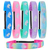 FROG SAC Headbands for Girls 6 Adjustable No Slip Head Bands for Kids Athletic Sport Hair Bands for Women Stretch Elasti