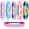 FROG SAC Headbands for Girls 6 Adjustable No Slip Head Bands for Kids Athletic Sport Hair Bands for Women Stretch Elasti
