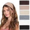 TERSE Headbands for Women Wide Non Slip Boho Head Bands Soft Elastic Thick Hairbands Fashion Workout Yoga Hair Accessori