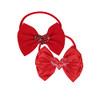 LDDCX Red Headband Bow Baby Girls Band Bowknot rose Heartshaped headband 131 A