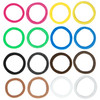 60pc Seamless Hair Ties No Damage Ponytail Holders Value Pack Colorful Elastic Hair Rubber Bands No Damage Hair Ties for