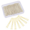 Hair Pins for Women IKOCO 80pcs 275inch U Shaped Hair Pins with Storage Box Golden