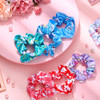 WILLBOND 20 Pieces Dental Hygienist Gifts Dental Assistant Hair Scrunchies for Women Hygiene Ponytail Teeth Pattern Hair