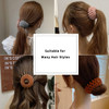 Bird Nest Magic Hair Clip TOBATOBA 5Pcs Hair Holder Plate Hairpin for Thin Hair Expandable Ponytail Bun Maker Hair Acces