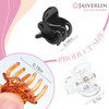 JASVERLIN 51 Pcs Mini Hair Claw Clips for Women Girls Small Cute Jaw Hair Clips for Baby Toddler Fine Thin Hair Durable