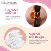 JASVERLIN 51 Pcs Mini Hair Claw Clips for Women Girls Small Cute Jaw Hair Clips for Baby Toddler Fine Thin Hair Durable