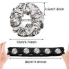 WILLBOND 12 Pieces Silk Hair Scrunchies Volleyball Sport Hair Elastic Satin Ties Bands Ponytail Holders for Players Team