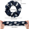 WILLBOND 12 Pieces Silk Hair Scrunchies Volleyball Sport Hair Elastic Satin Ties Bands Ponytail Holders for Players Team