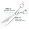 Barber Scissors 7 Professional Sliding Hair Scissors Willow Shape Sliding Hair Shears Professional Haircut Razor Edge 44