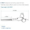 Hair Scissors left hand Thinning Scissors 6 Inch Barber Left hand Hair Thinning Shears Lefty Barber Shears KINSARO for H