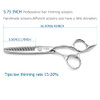 Hair Thinning Scissors 575 Inch Hair Shears Professional Barber Scissors Sharp Hair Thinning Shears Convex Razor Edge 44
