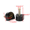 uxcell Woman Shoes Repair High Heel Tips Lift Stiletto 10pcs 1.1 x 1.1 x 1.8cm Black online at globaldelivered