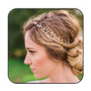 Catery Bridal Headbands Pearl Hair Vine Wedding Headpiece Bride Head Band Accessories for Women and Girls Gold