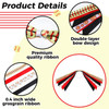 Kajaia 12 Pcs Softball Hair Ties Cheer Scrunchies Baseball Gifts Ribbon Ponytail Holder Streamer Elastics Cheerleader Ac