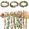 WILLBOND 28 Pcs Flower Crown Headbands Adjustable Floral Garland Crowns for Adults Fairy Party Birthday Festival Party F