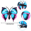 36 Pieces Butterfly Hair Clips Colorful Butterfly Barrettes 3D Wedding Hair Clips for Bridal Women Halloween Party Favor
