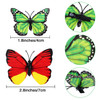 36 Pieces Butterfly Hair Clips Colorful Butterfly Barrettes 3D Wedding Hair Clips for Bridal Women Halloween Party Favor