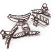 Large Metal Claw Clips for Thick and Long Hair Butterfly Hair Styling Accessories Hair Clamps for Women Dark Coffee