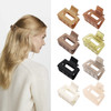 Small NoSlip Claw Hair Clips for Thin to Medium Hair 157 Inch Mini Square Styling Accessories for Women and Girls