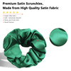 BeeVines Hair Scrunchies Satin Silk Scrunchies Silky Curly Hair Accessories for Women Hair Ties Ropes for Teens Girls Bi