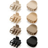 ATODEN Small Hair Clips for Thin Fine and Short Hair 8 Pcs Cute Matte Claw Clips with Double Row Teeth Mini Jaw Hair Acc