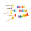 Handmade Colorful Resin Hair Clip Cute Gummy Bear Hair Pins Barrettes Candy Color Cartoon Animal Hairpin Hair Accessorie
