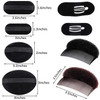 WILLBOND 14 Pcs Hair Bump Sponge Volume Hair Bases Set Bump it Accessory for Volume Insert Styling Tools up Combs Clips