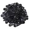 WILLBOND 50 Pcs Snap Clips for Hair 35 Inch Large Metal No Slip Hair Barrettes Long Side Clips for Women Accessories Bla