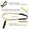 Jutom 6 Pcs Boho Braided Elastic Headbands for Women No Slip Stretchy Headbands for Women Strand Plaited Hair Band Hippi