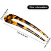4 Pieces French Ushaped Hairpin with Two Prongs U Shape Hair Clips Chignon Pin Tortoise Shell U Sticks Pins for Women Ha