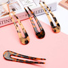 4 Pieces French Ushaped Hairpin with Two Prongs U Shape Hair Clips Chignon Pin Tortoise Shell U Sticks Pins for Women Ha