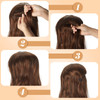 WILLBOND 3 Pieces Invisible False Hair Clips Increased Pad Bump It up Volume Hair Base Fluffy Princess Styling Insert To