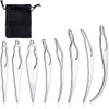 WILLBOND 8 Pcs Dreadlock Interlocking Tool for Locs Sisterlock Retighten Tool for Dreadlocks Interlocks Crochet Braiding