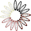16 Pieces 28 Inch Big Oval Water Drop Shape Women Hair Clips Metal Stoving Varnish No Slip Hair Barrettes for Girls Wome