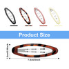 16 Pieces 28 Inch Big Oval Water Drop Shape Women Hair Clips Metal Stoving Varnish No Slip Hair Barrettes for Girls Wome