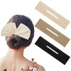 3 Pieces Hair Bun Maker for Women French Hairstyle Twist Donut Flexible Former Accessories Lazy Curler for Women Long Ha